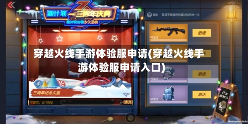 穿越火线手游体验服申请(穿越火线手游体验服申请入口)-第2张图片