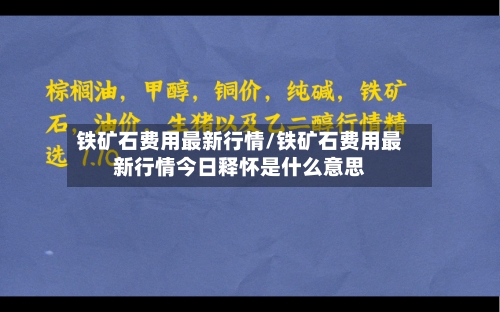 铁矿石费用最新行情/铁矿石费用最新行情今日释怀是什么意思