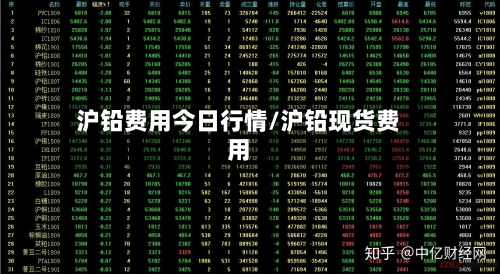 沪铅费用今日行情/沪铅现货费用-第2张图片