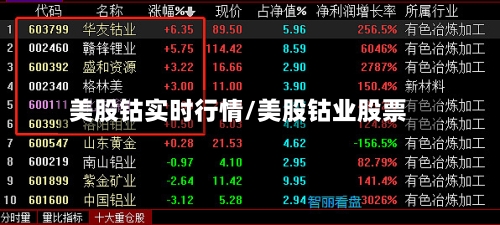 美股钴实时行情/美股钴业股票-第2张图片