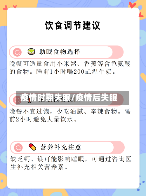 疫情时期失眠/疫情后失眠