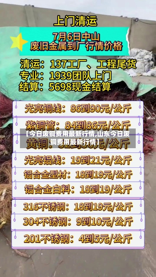 【今日废铜费用最新行情,山东今日废铜费用最新行情】-第2张图片