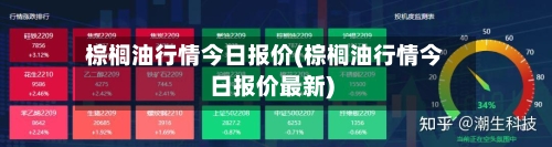 棕榈油行情今日报价(棕榈油行情今日报价最新)
