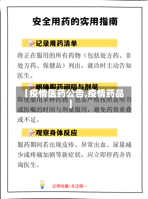 【疫情医药公告,疫情药品】-第2张图片