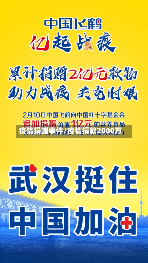 疫情捐赠事件/疫情捐款2000万