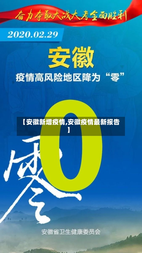 【安徽新增疫情,安徽疫情最新报告】
