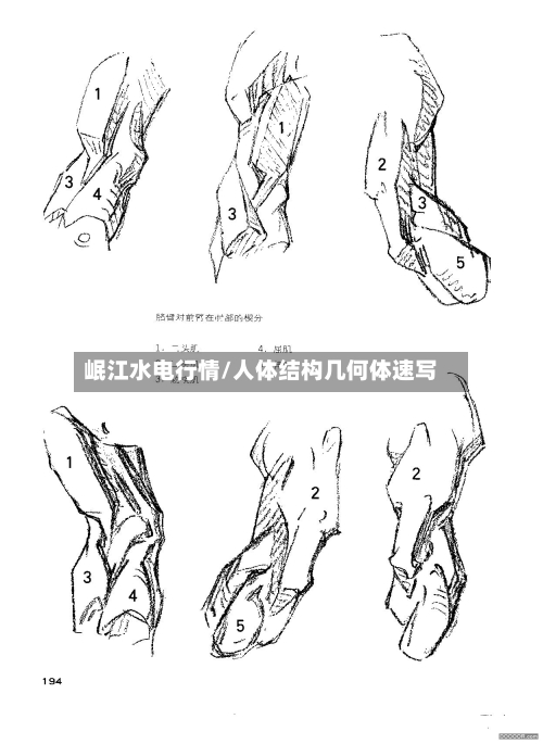 岷江水电行情/人体结构几何体速写
