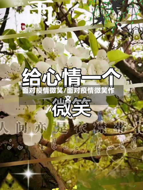面对疫情微笑/面对疫情微笑作文-第3张图片