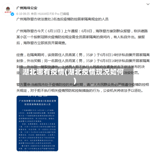 湖北哪有疫情(湖北疫情现况如何)