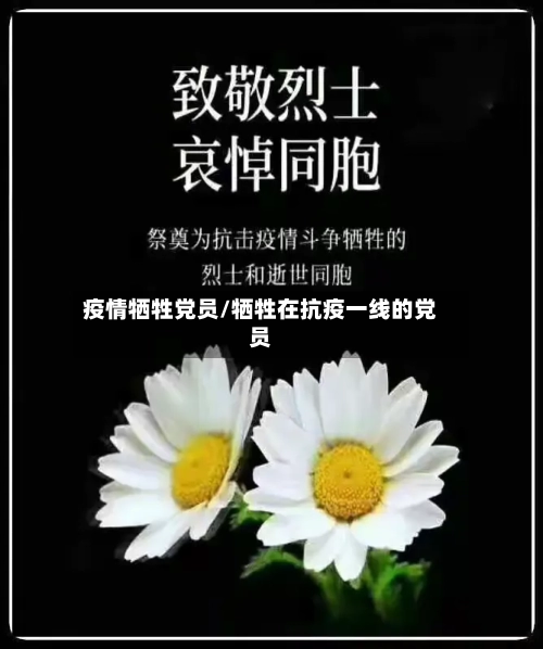 疫情牺牲党员/牺牲在抗疫一线的党员-第2张图片