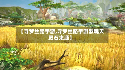 【寻梦丝路手游,寻梦丝路手游烈魂天灵石来源】