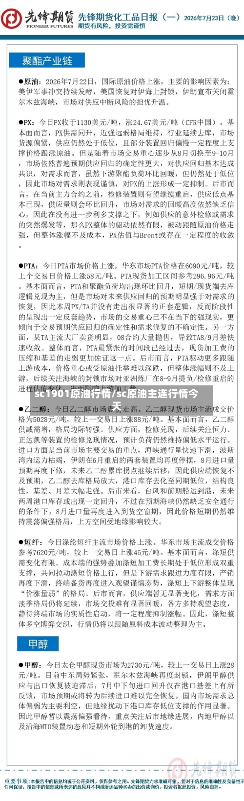 sc1901原油行情/sc原油主连行情今天