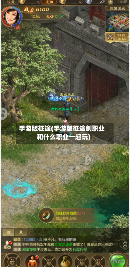 手游版征途(手游版征途剑职业和什么职业一起玩)