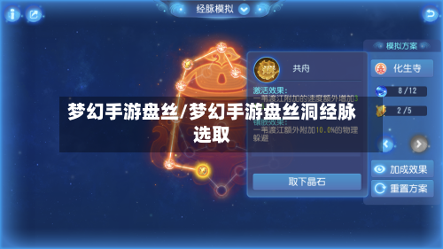 梦幻手游盘丝/梦幻手游盘丝洞经脉选取-第3张图片