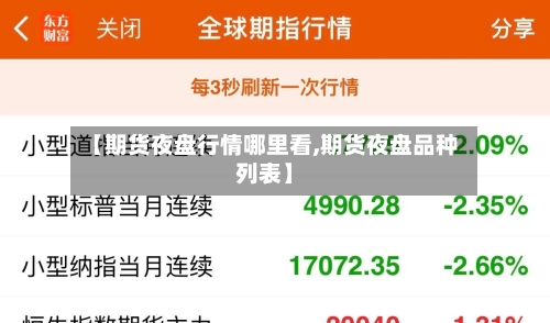 【期货夜盘行情哪里看,期货夜盘品种列表】-第2张图片