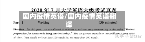 国内疫情英语/国内疫情英语翻译-第3张图片