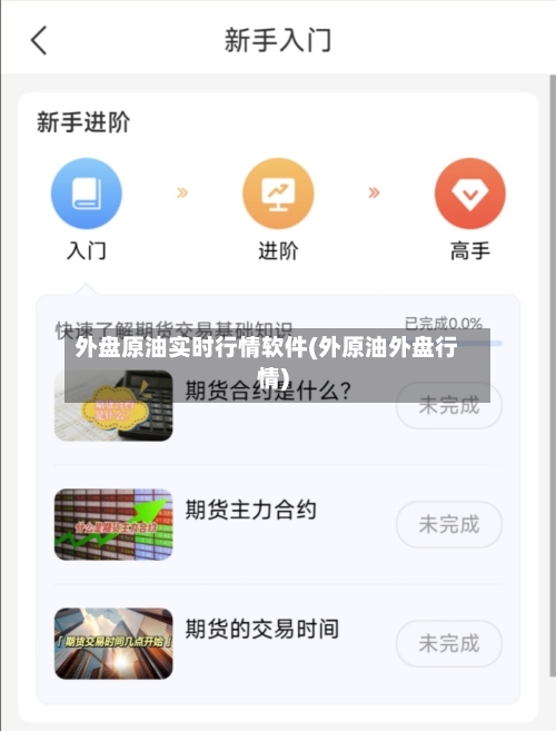 外盘原油实时行情软件(外原油外盘行情)-第2张图片