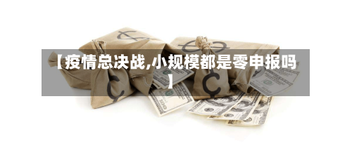 【疫情总决战,小规模都是零申报吗】-第2张图片