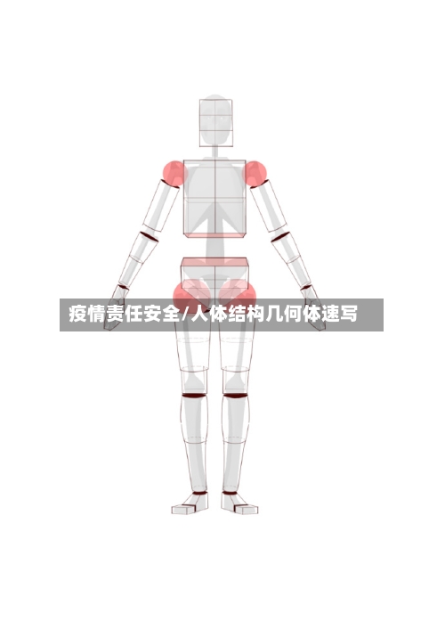 疫情责任安全/人体结构几何体速写-第3张图片