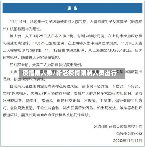 疫情限人数/新冠疫情限制人员出行