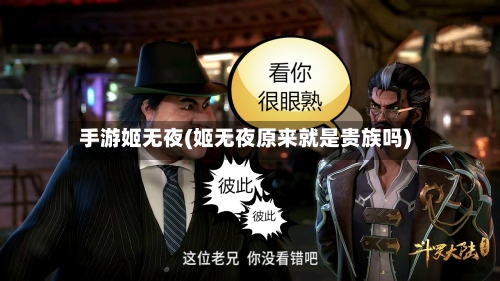 手游姬无夜(姬无夜原来就是贵族吗)