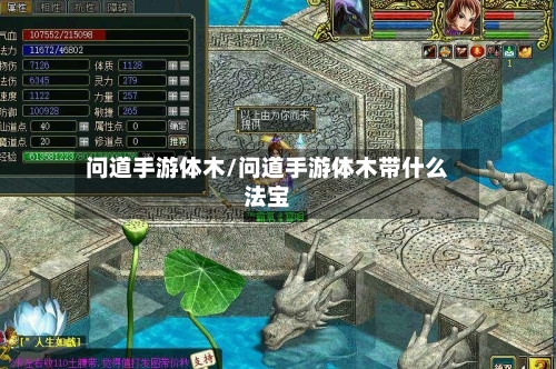 问道手游体木/问道手游体木带什么法宝-第2张图片
