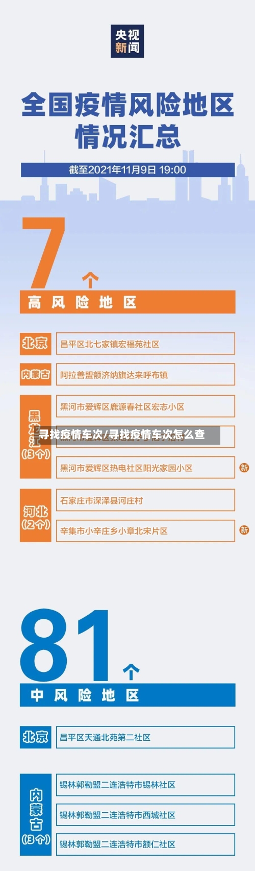 寻找疫情车次/寻找疫情车次怎么查