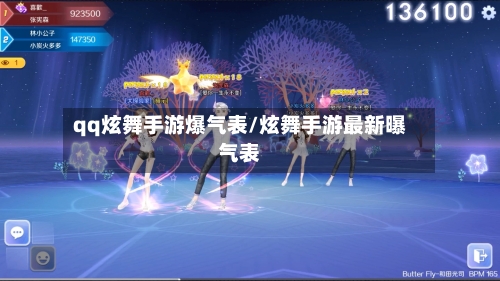 qq炫舞手游爆气表/炫舞手游最新曝气表-第2张图片