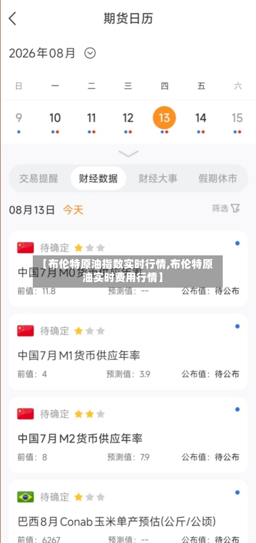 【布伦特原油指数实时行情,布伦特原油实时费用行情】-第2张图片