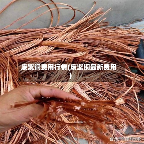 废紫铜费用行情(废紫铜最新费用)