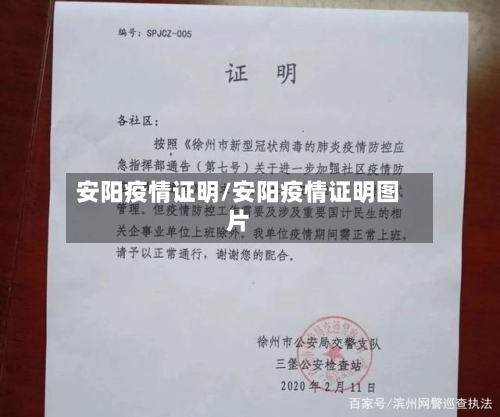 安阳疫情证明/安阳疫情证明图片-第3张图片