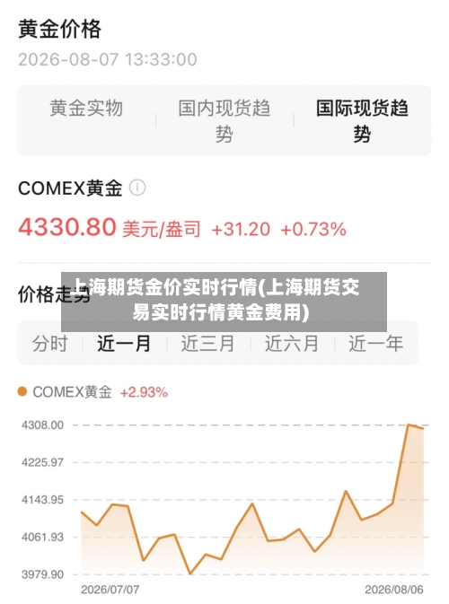 上海期货金价实时行情(上海期货交易实时行情黄金费用)-第3张图片
