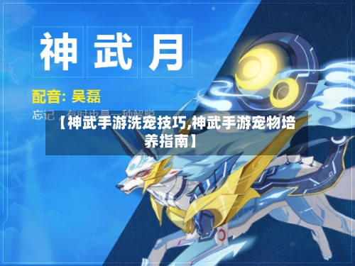 【神武手游洗宠技巧,神武手游宠物培养指南】