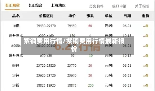 紫铜费用行情/紫铜费用行情最新报价-第3张图片