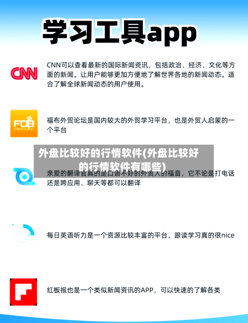 外盘比较好的行情软件(外盘比较好的行情软件有哪些)