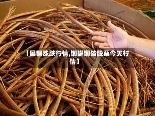 【国铜涨跌行情,铜罐铜箔股票今天行情】-第3张图片