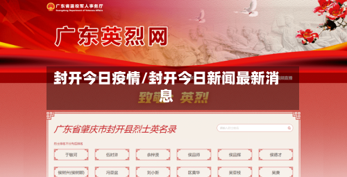 封开今日疫情/封开今日新闻最新消息-第3张图片