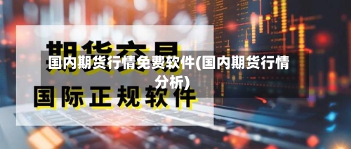 国内期货行情免费软件(国内期货行情分析)-第3张图片