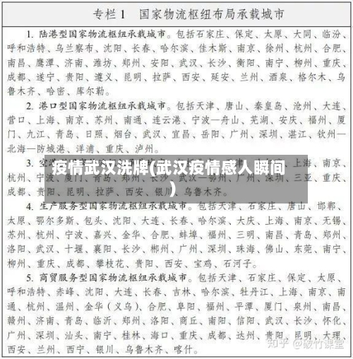 疫情武汉洗牌(武汉疫情感人瞬间)