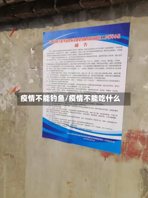 疫情不能钓鱼/疫情不能吃什么