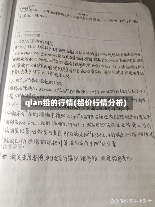 qian铅的行情(铅价行情分析)-第2张图片