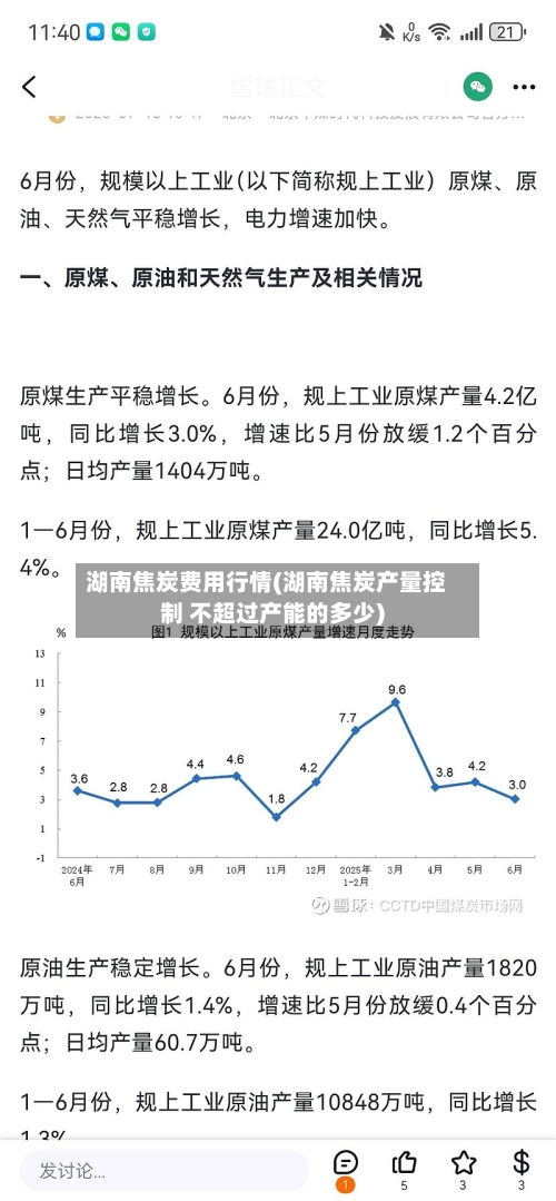 湖南焦炭费用行情(湖南焦炭产量控制 不超过产能的多少)