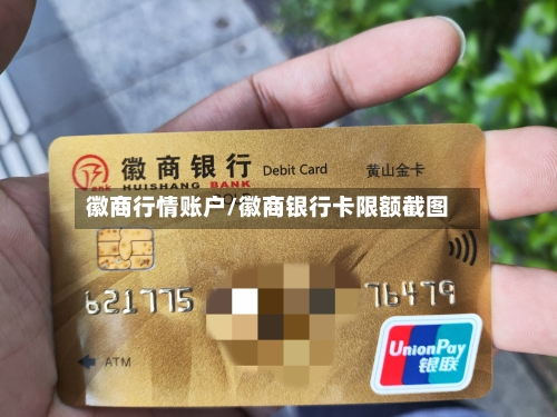 徽商行情账户/徽商银行卡限额截图