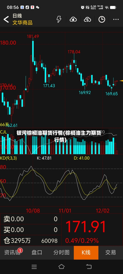 银河棕榈油期货行情(棕榈油主力期货行情)