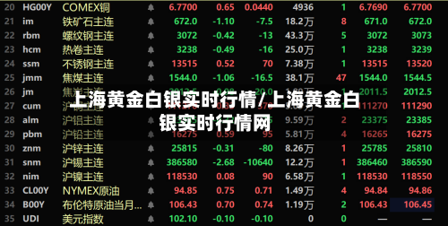 上海黄金白银实时行情/上海黄金白银实时行情网